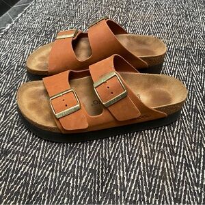 Birkenstock Papillio platform Arizona sandals size 7 / 37